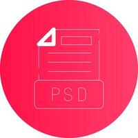 diseño de icono creativo de archivo psd vector