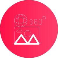 360 Image Creative Icon Design vector