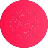 API Creative Icon Design vector