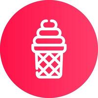 Ice Cream Creative Icon Design vector