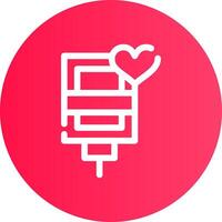 Transfusion Creative Icon Design vector