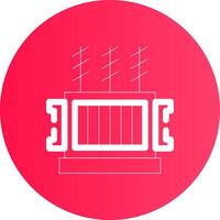 Power Transformer Creative Icon Design vector