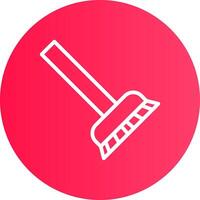 Broom Creative Icon Design vector