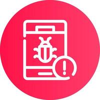 Bug Creative Icon Design vector