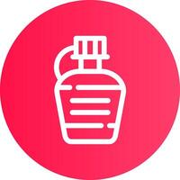 Water Bottle Creative Icon Design vector