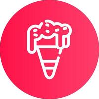 Ice Cream Creative Icon Design vector