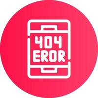 Error Creative Icon Design vector