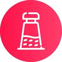 Salt And Pepper Creative Icon Design vector