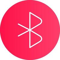 Bluetooth Creative Icon Design vector
