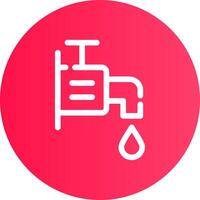 Faucet Creative Icon Design vector