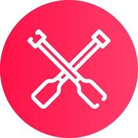 Rowing Creative Icon Design vector