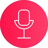 Microphone Creative Icon Design vector