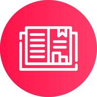 Open Book Creative Icon Design vector