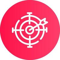 Target Creative Icon Design vector