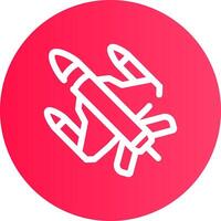 Plane Creative Icon Design vector