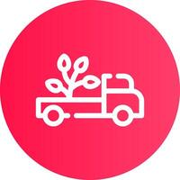 Delivery Truck Creative Icon Design vector