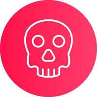 diseño de icono creativo de calavera vector