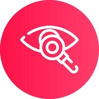 Eye Test Creative Icon Design vector