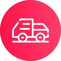 Garbage Truck Creative Icon Design vector