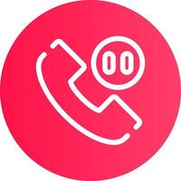 Phone Pause Creative Icon Design vector