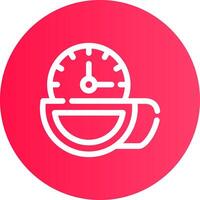 Tea Time Creative Icon Design vector