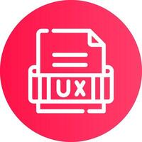 Ux Format Creative Icon Design vector