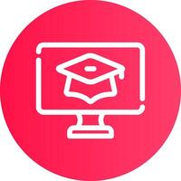 E-Learning Creative Icon Design vector