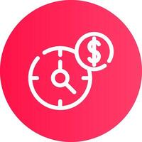 Time Is Money Creative Icon Design vector