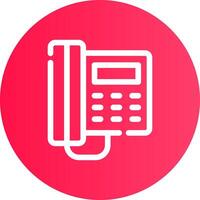 Telephone Creative Icon Design vector