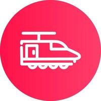 Electric Train Creative Icon Design vector