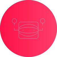 Virtual Assistant Creative Icon Design vector