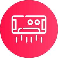 Air Conditioning Creative Icon Design vector