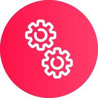 Gears Creative Icon Design vector