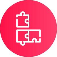 Puzzle Creative Icon Design vector