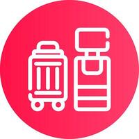 Self Check In Creative Icon Design vector