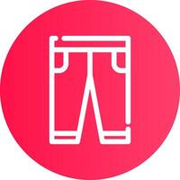 diseño de icono creativo de pantalones vector