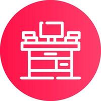 Desk Creative Icon Design vector