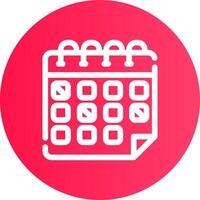 diseño de icono creativo de calendario vector