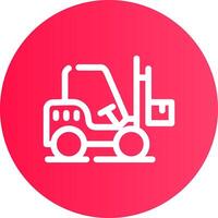 Forklift Creative Icon Design vector