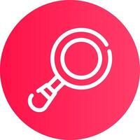 Magnifying Glass Creative Icon Design vector