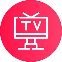 diseño de icono creativo de tv vector