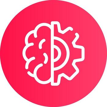 Deep Learning Creative Icon Design vector