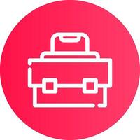 Briefcase Creative Icon Design vector