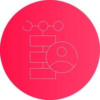 Client Database Creative Icon Design vector