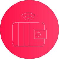 Smart Wallet Creative Icon Design vector