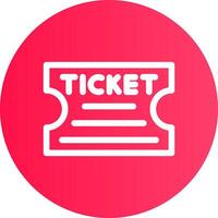 Line Circle Gradient Design vector