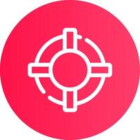 Lifesaver Creative Icon Design vector