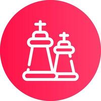 Chess Creative Icon Design vector