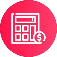 Accountant Creative Icon Design vector