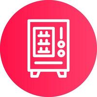 Vending Machine Creative Icon Design vector